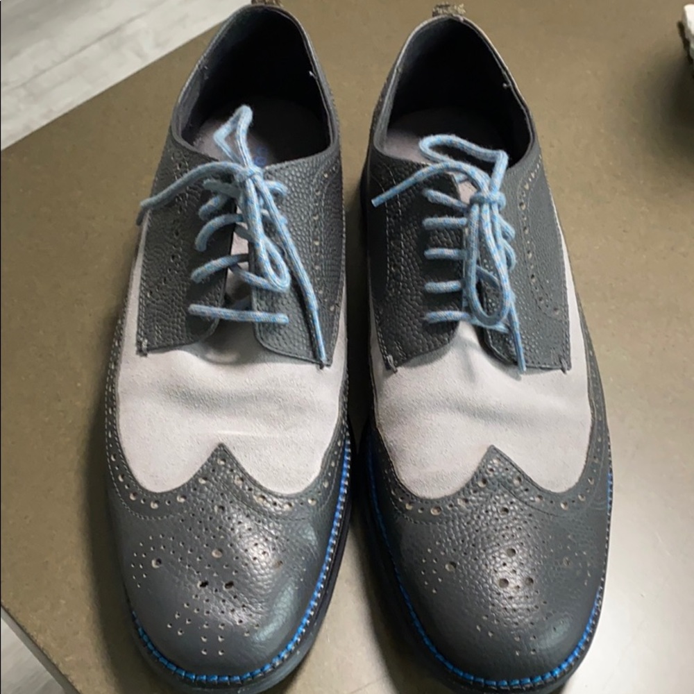 Cole Haan leather & suedes wingtip shoes